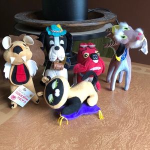 Lot of 5 Dakin What is your dream pet? Vintage pet